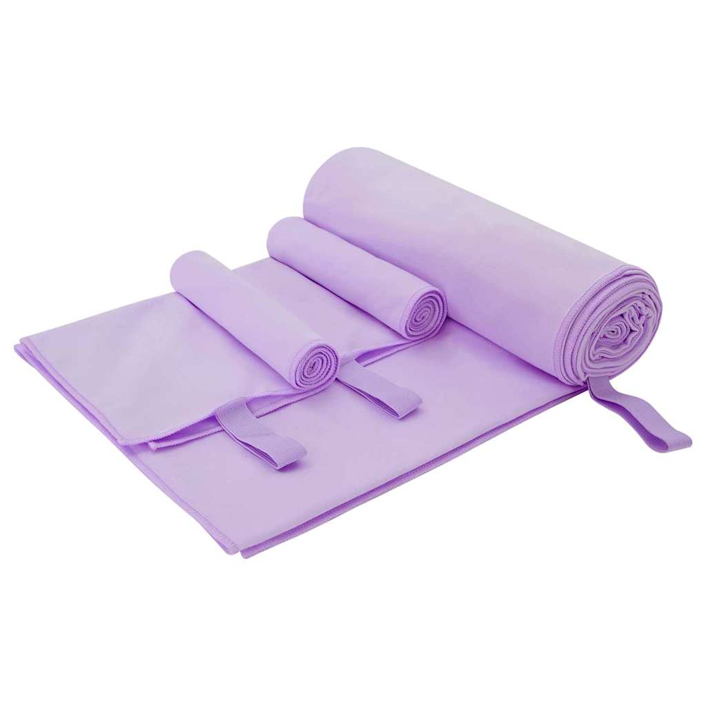 Sporthandtuch Set 3 Pcs Polyester Und Polyamid
