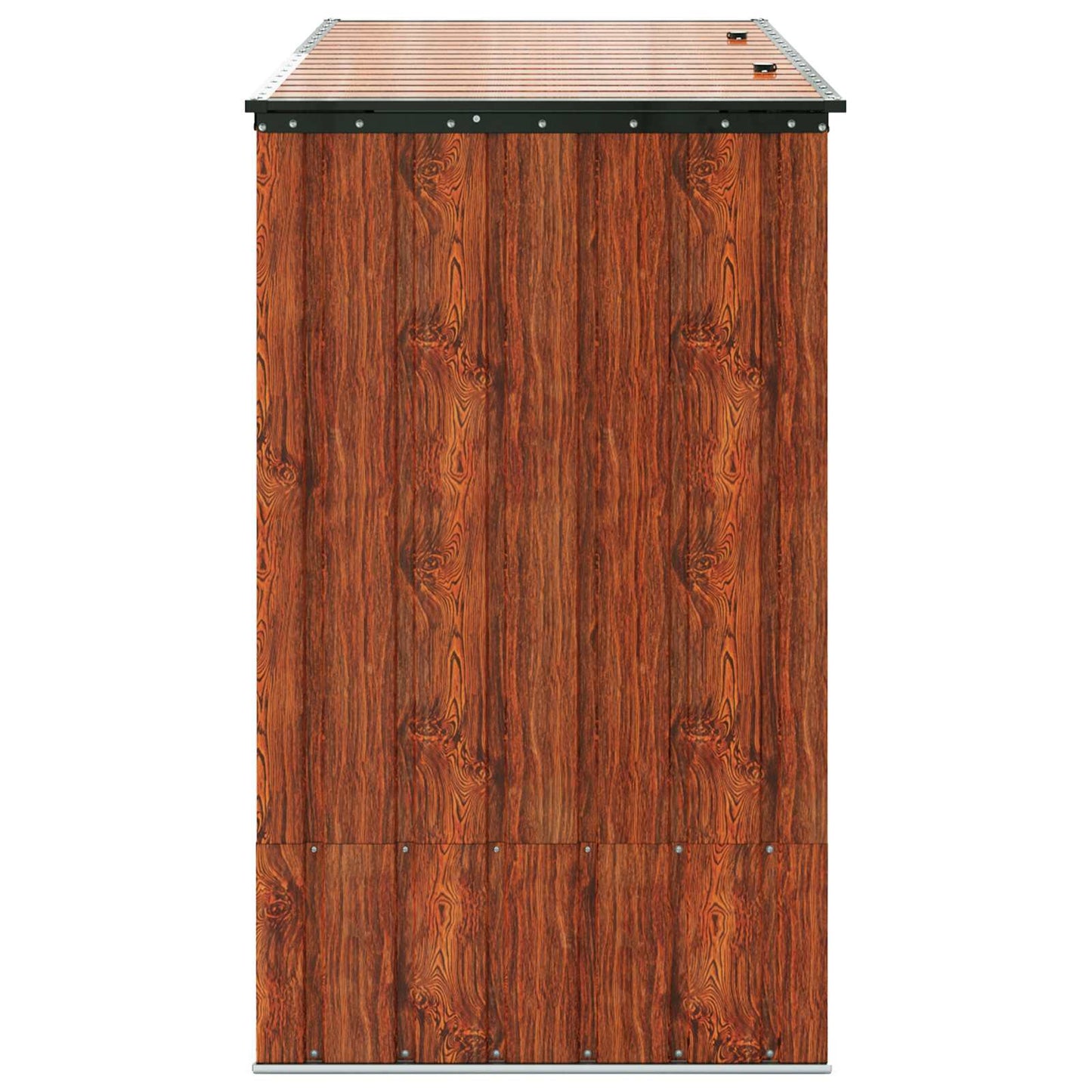 Gartenlagerbox 214 X 82 X 132 Cm Stahl