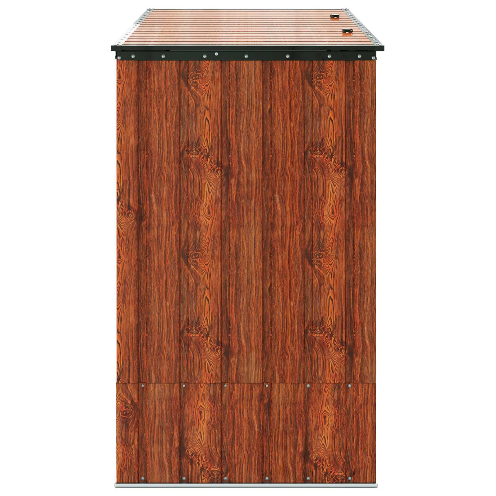 Gartenlagerbox 214 X 82 X 132 Cm Stahl