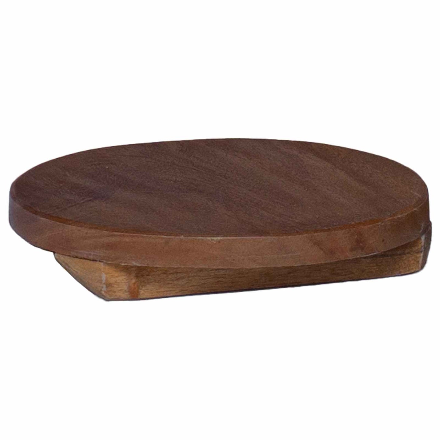 Pflanzenhocker 3 Pcs Braun Mahagoni Holz