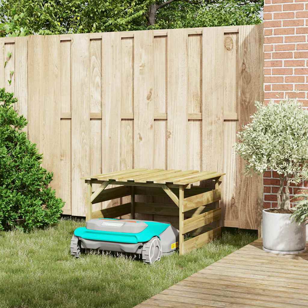 Rasenmäher Garage Braun 84 X 80 X 56 Cm