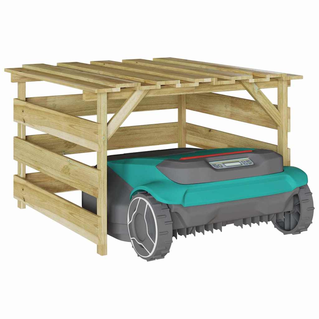 Rasenmäher Garage Braun 84 X 80 X 56 Cm