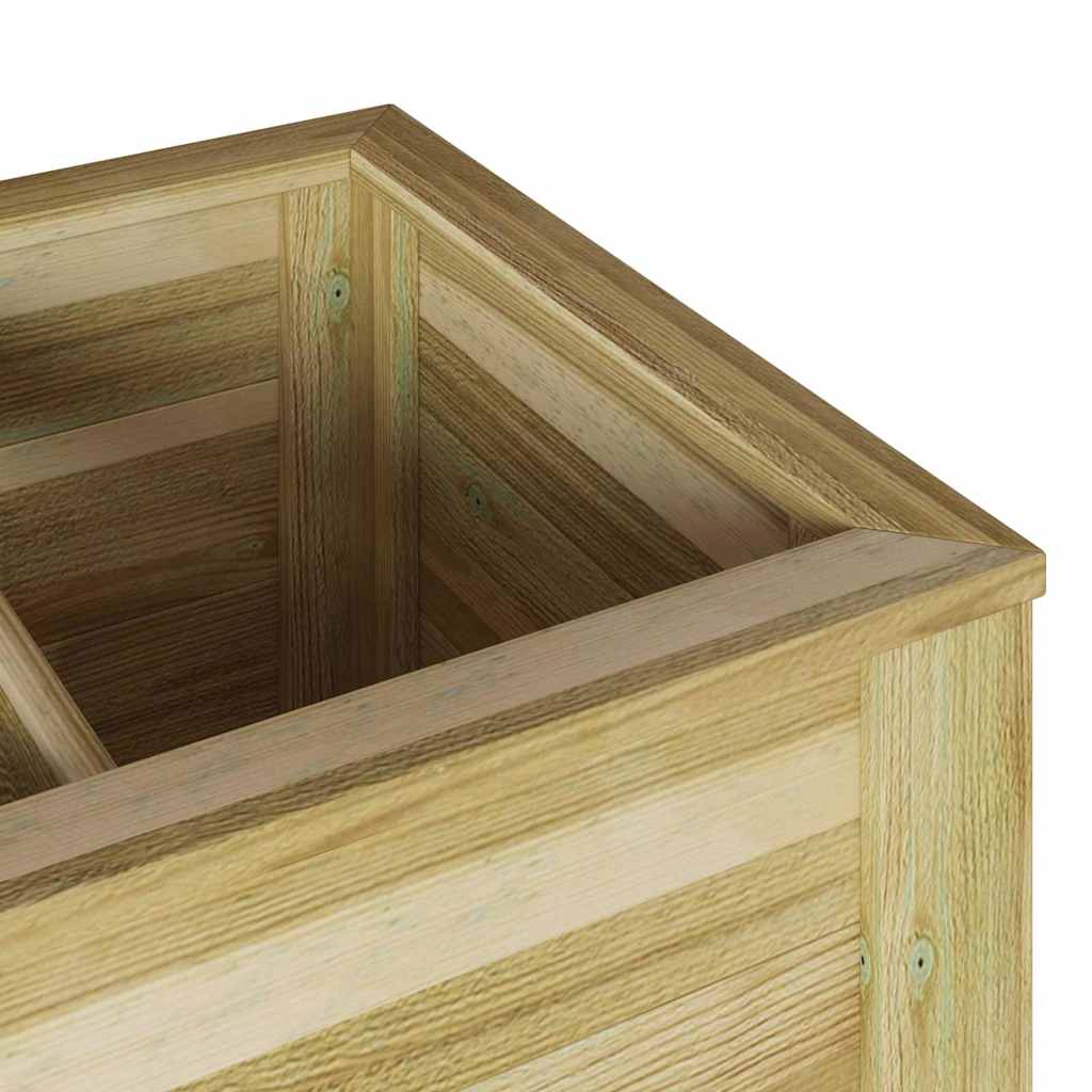 Hoher Pflanzer Mit Regal Braun 85,5 X 46,5 X 96 Cm
