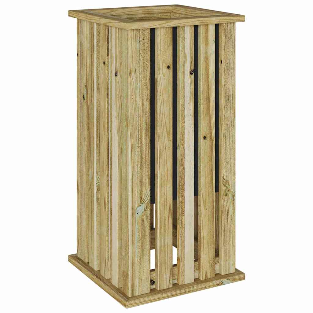 Pflanzkästen Braun 33 X 33 X Imprägniertes Kiefernholz