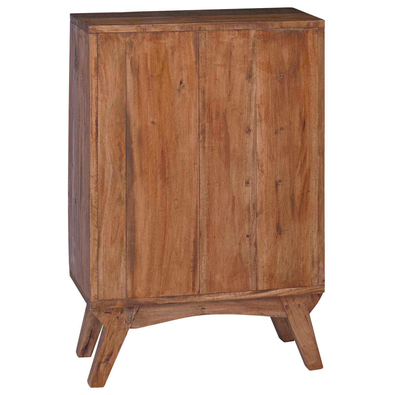 Regal Braun 60 X 30 X 90 Cm Massives Upgecyceltes Holz