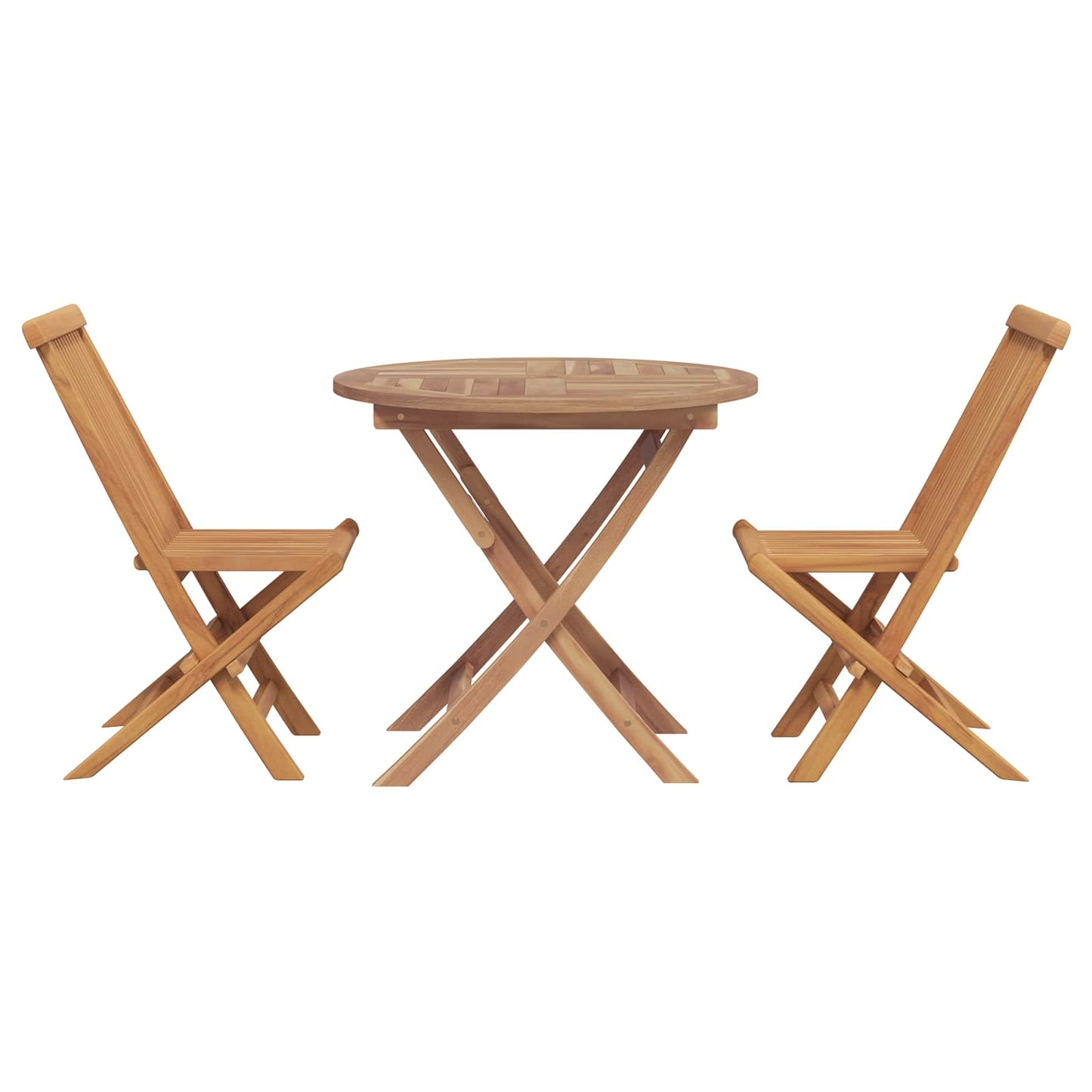 5-Tlg. Garten-Essgruppe Massivholz Teak