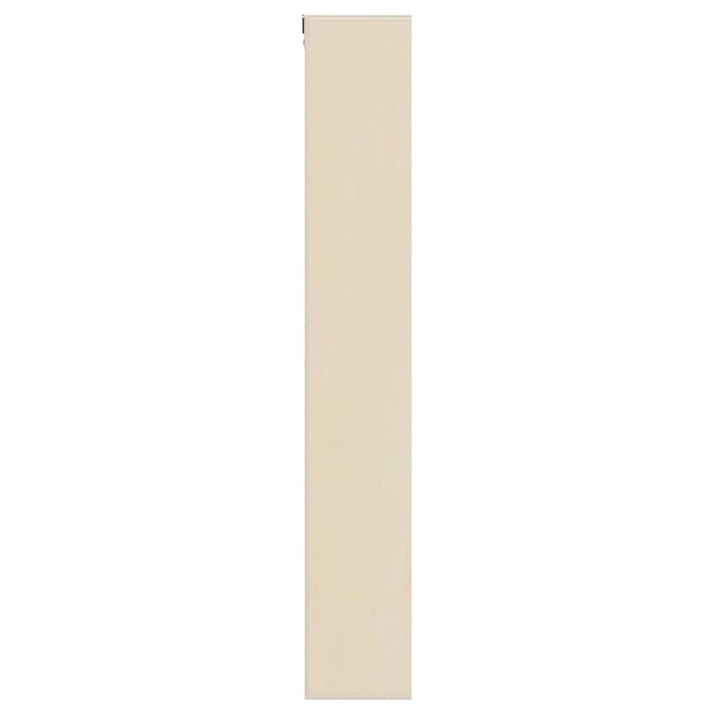 Wanddisplay-Case Mit Regal Beige Sperrholz