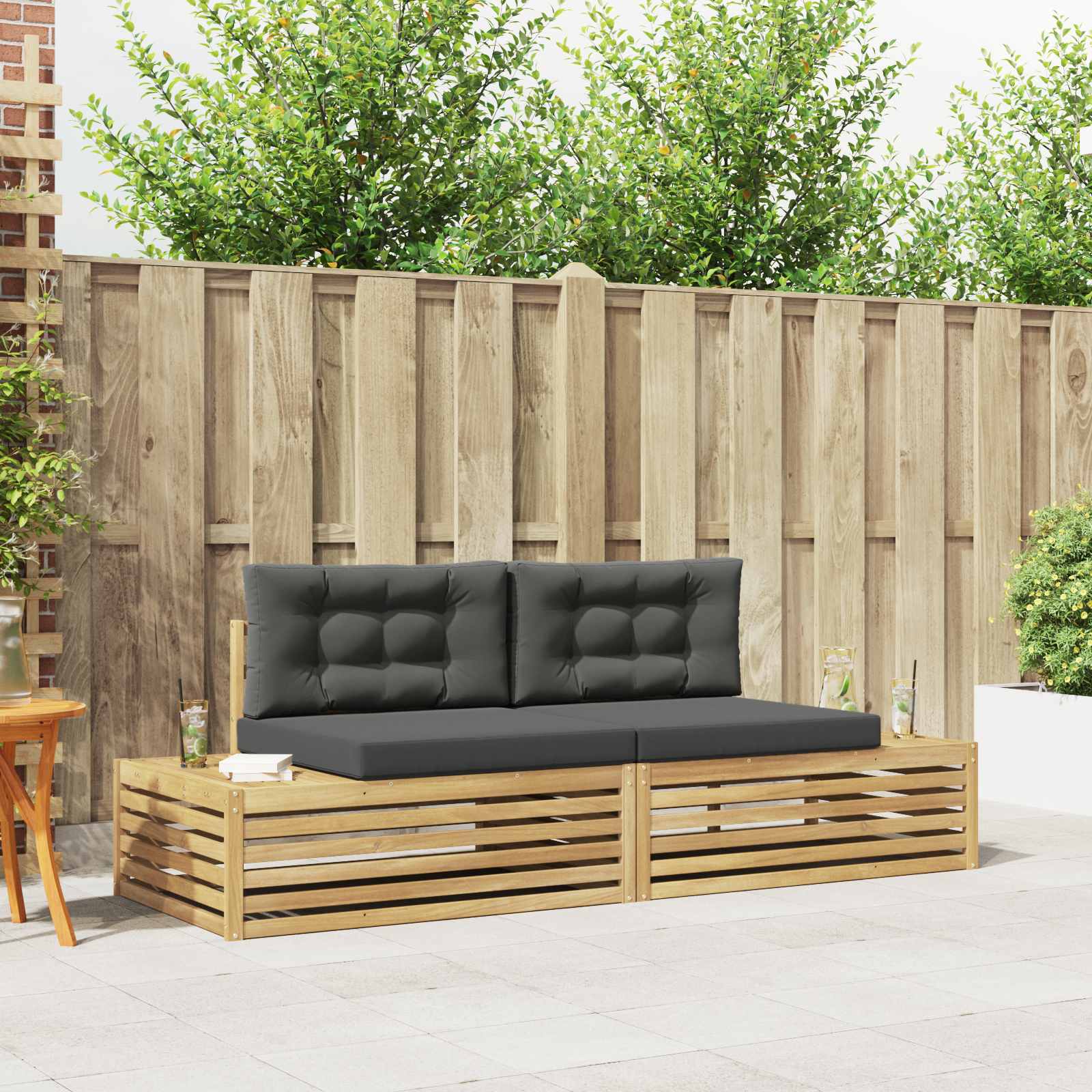 Outdoor-Sofagarnitur 3 Stück