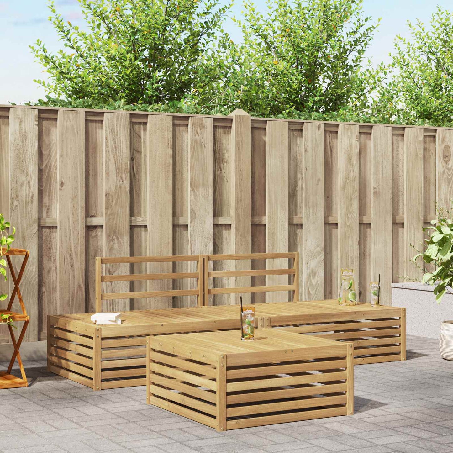 Outdoor-Sofagarnitur 4 Stück