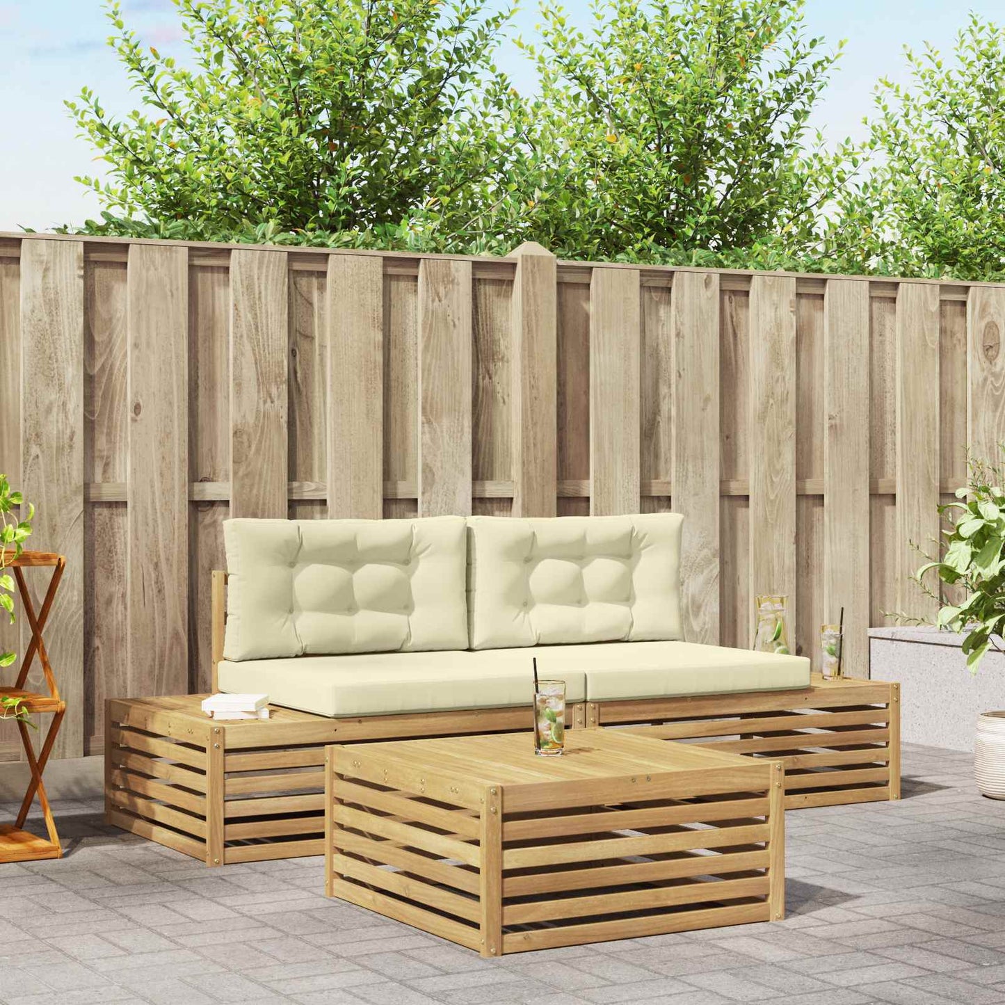 Outdoor-Sofagarnitur 4 Stück