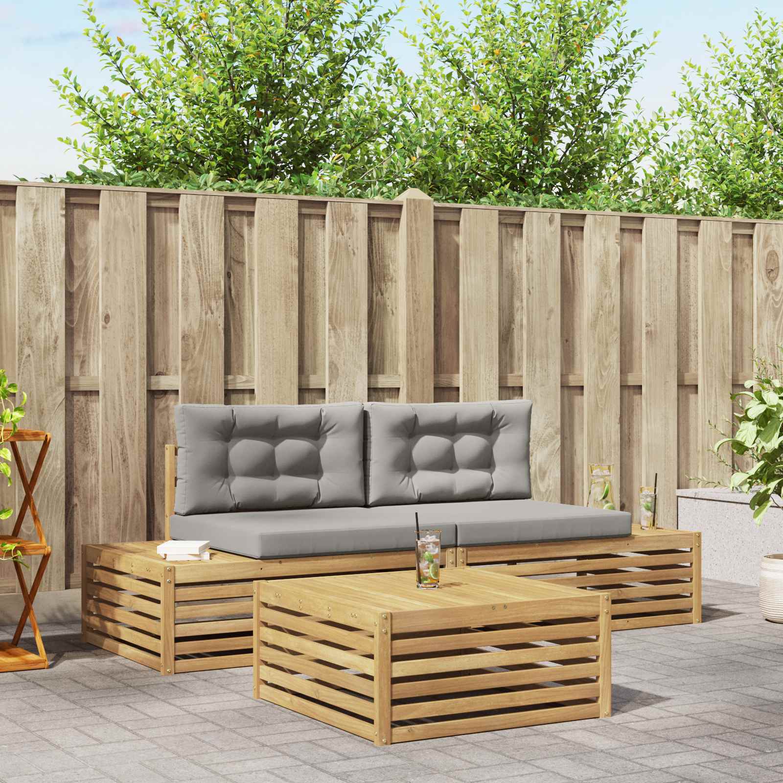 Outdoor-Sofagarnitur 4 Stück