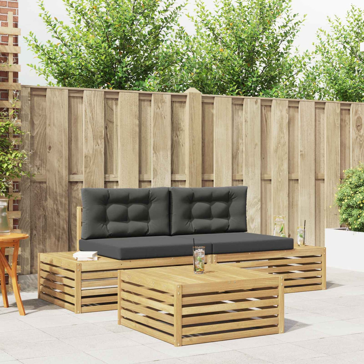 Outdoor-Sofagarnitur 4 Stück