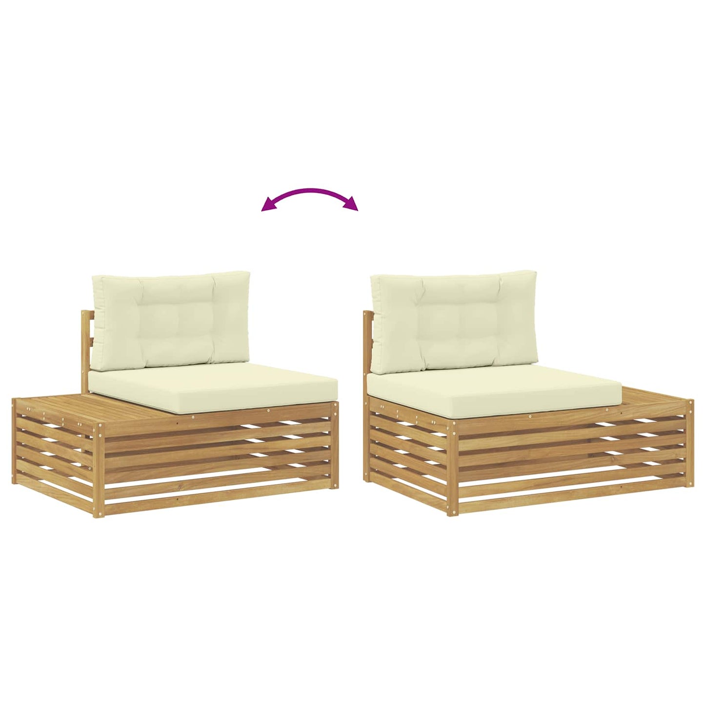 Outdoor-Sofagarnitur 6 Stück