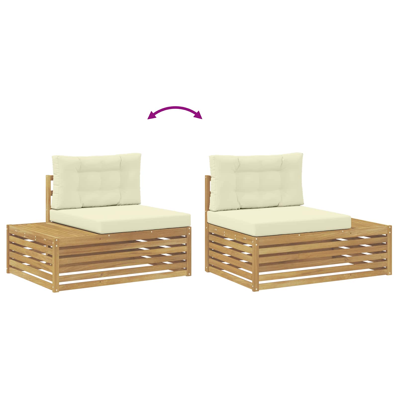 Outdoor-Sofagarnitur 6 Stück