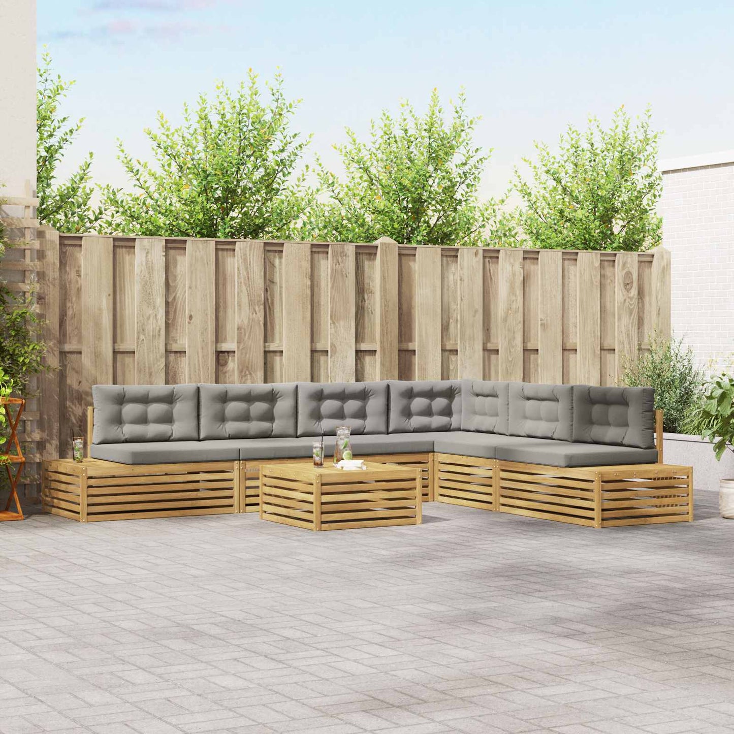 Outdoor-Sofagarnitur 8 Stück