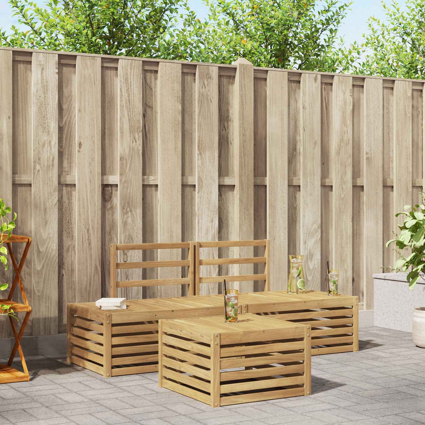 Outdoor-Sofagarnitur 4 Stück
