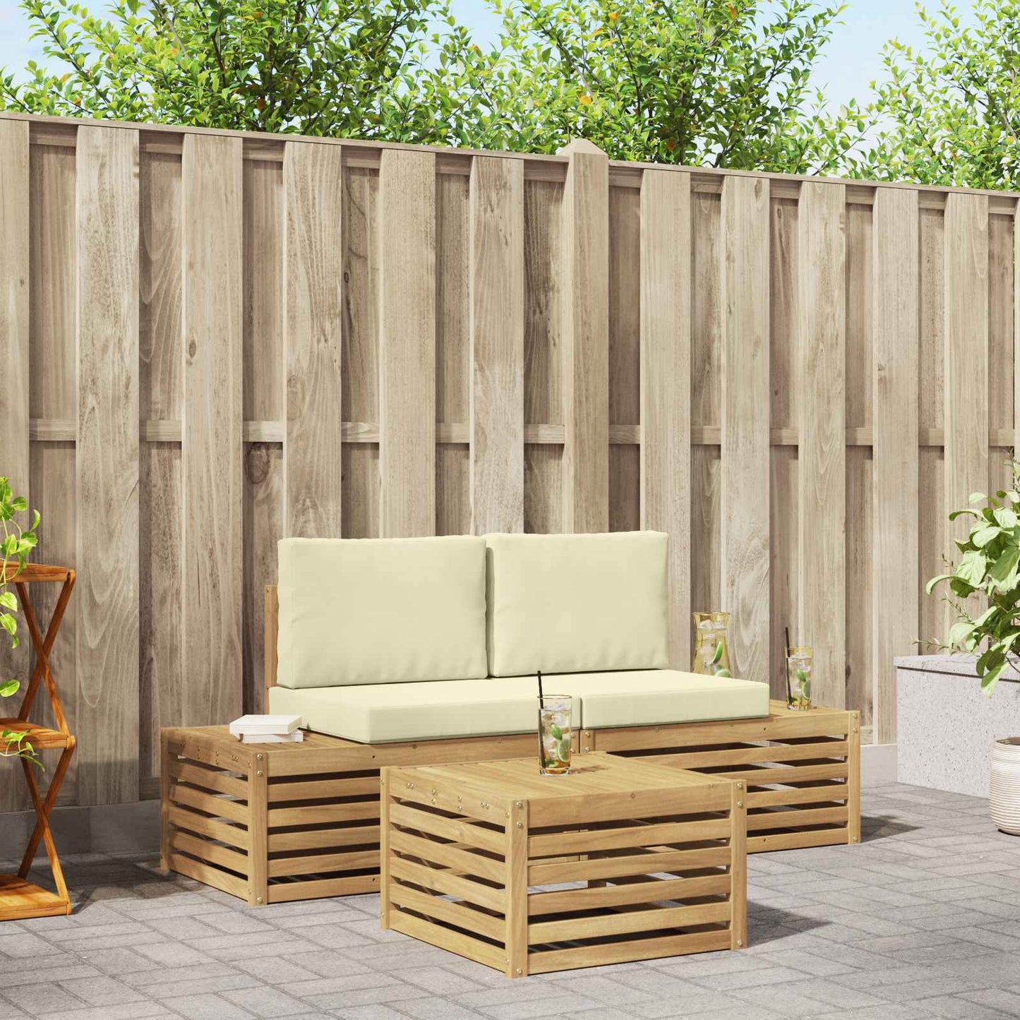 Outdoor-Sofagarnitur 4 Stück