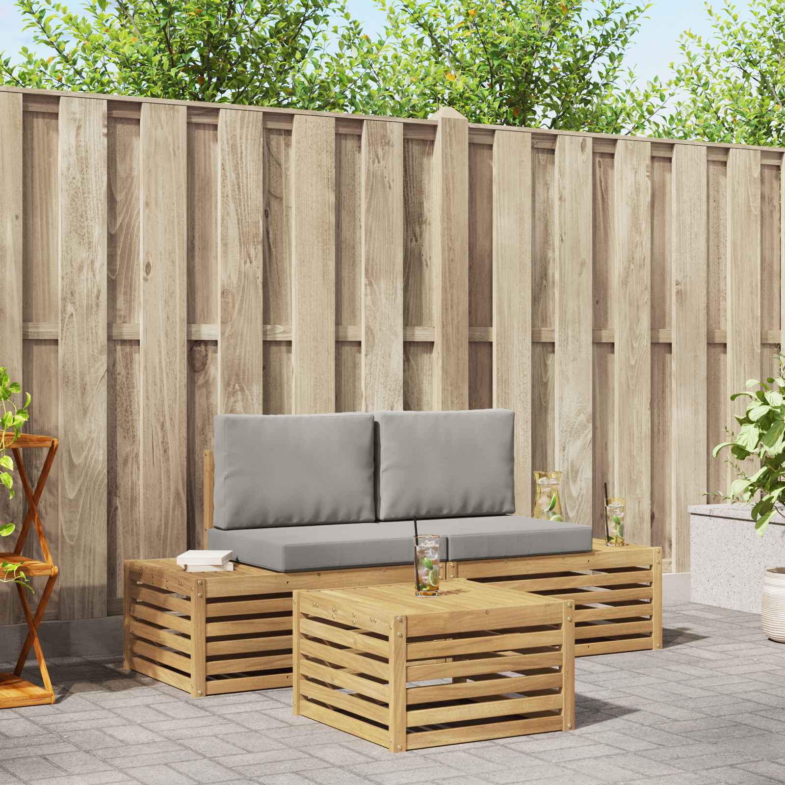 Outdoor-Sofagarnitur 4 Stück