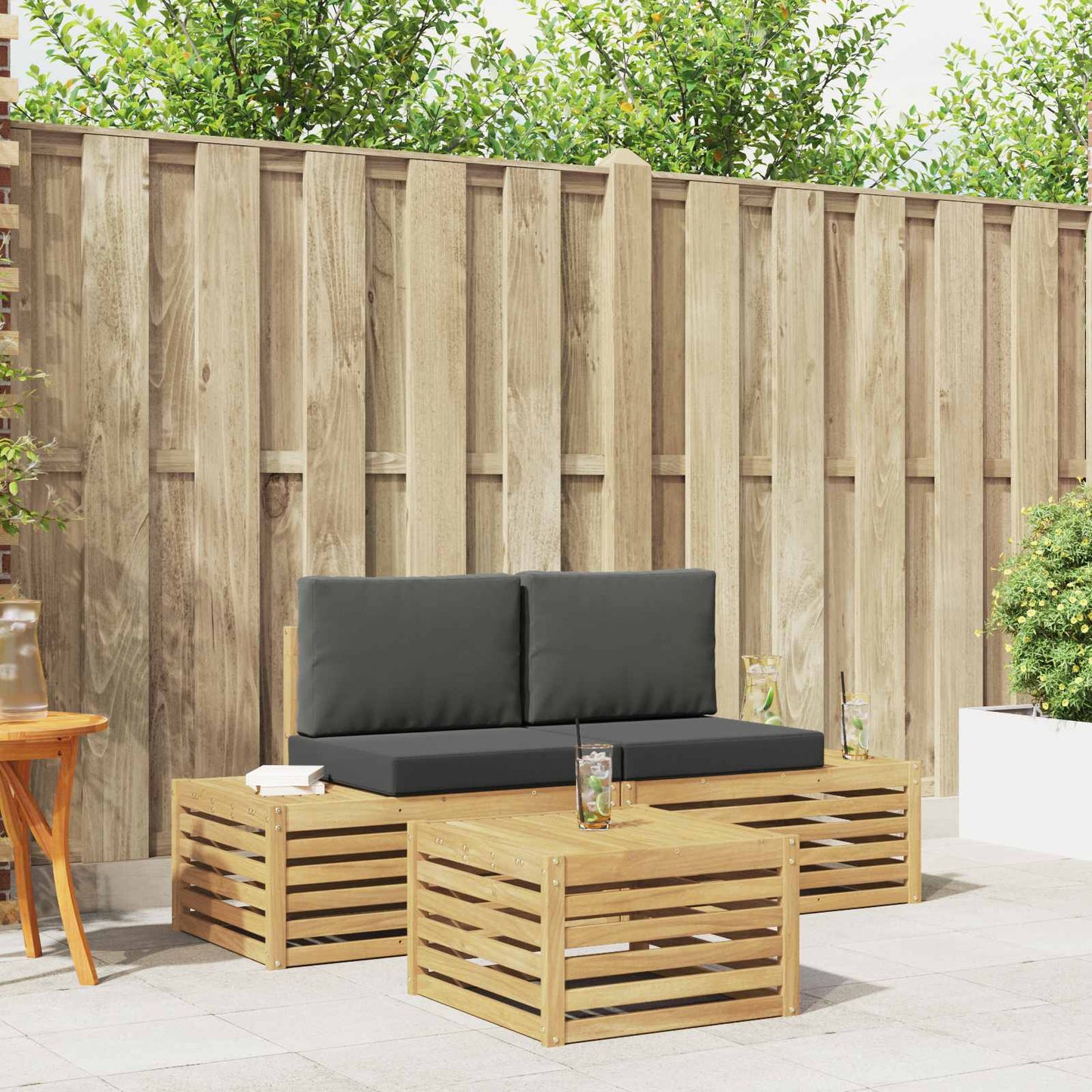 Outdoor-Sofagarnitur 4 Stück