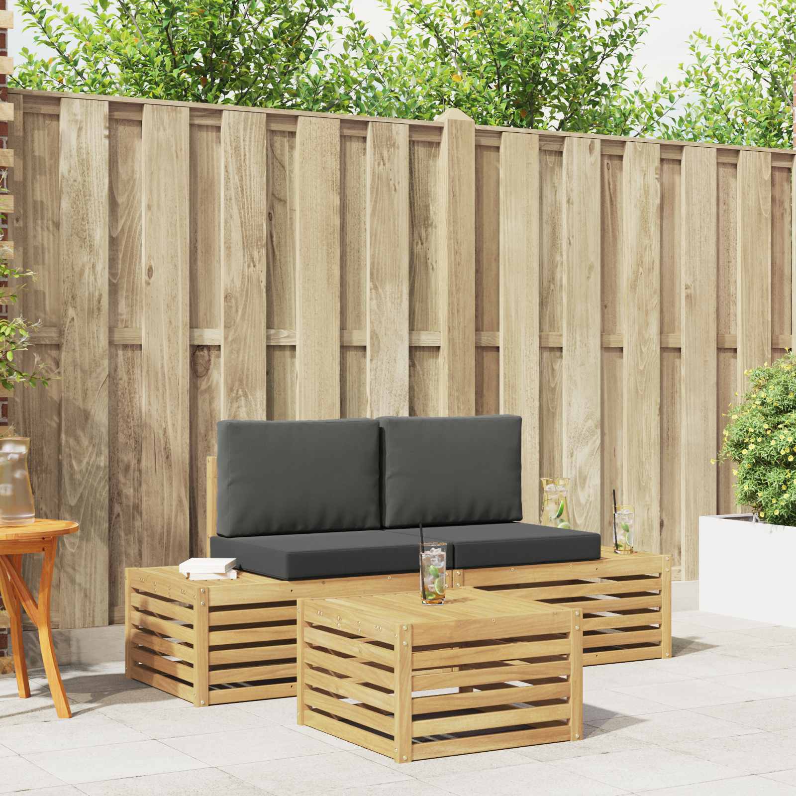 Outdoor-Sofagarnitur 4 Stück
