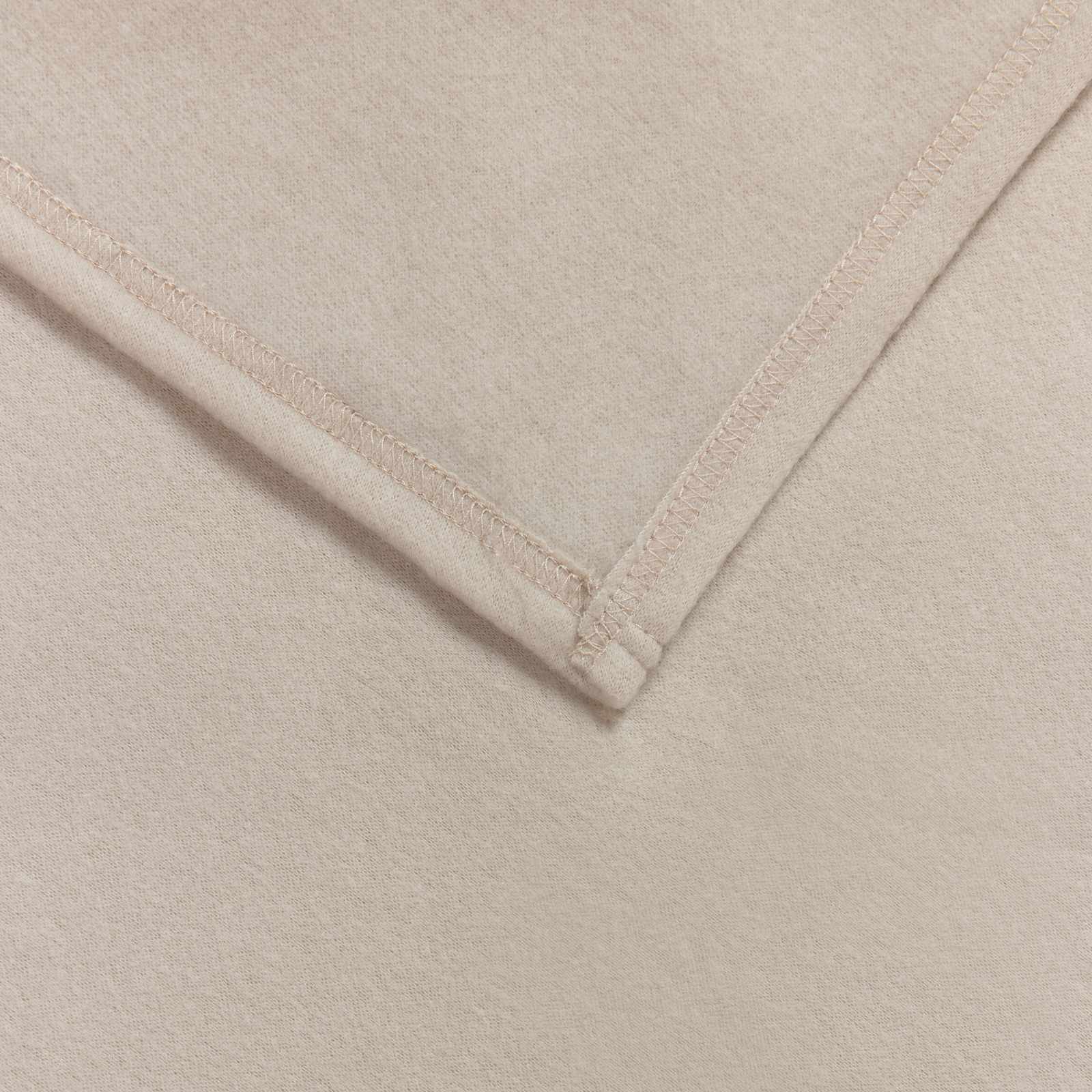 Überwurfdecke 170 X 130 Cm Fleece Beige