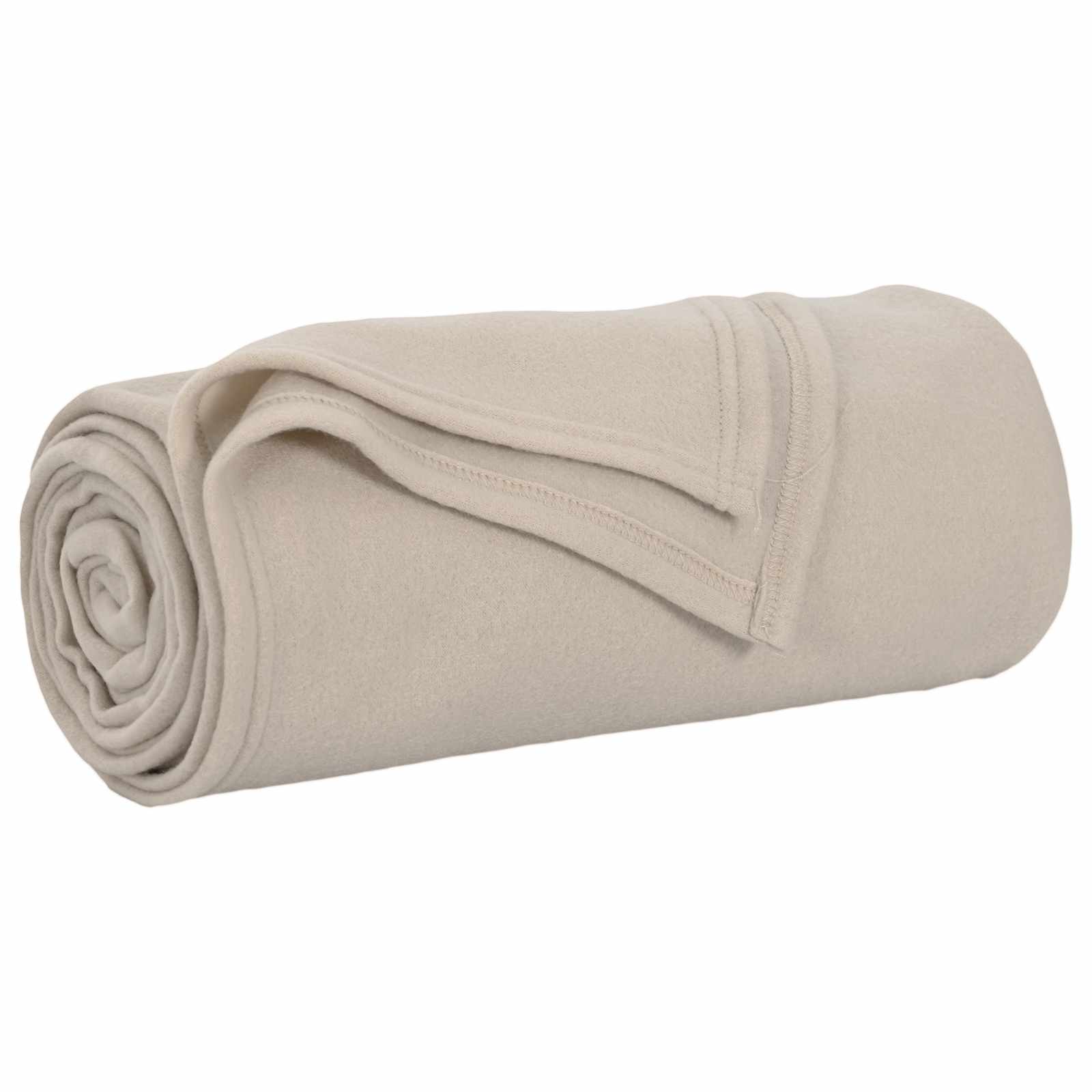 Überwurfdecke 170 X 130 Cm Fleece Beige