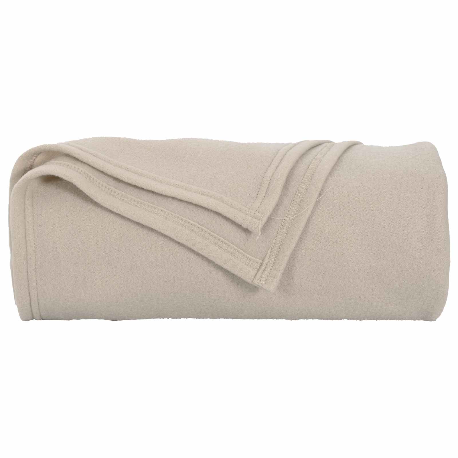 Überwurfdecke 170 X 130 Cm Fleece Beige