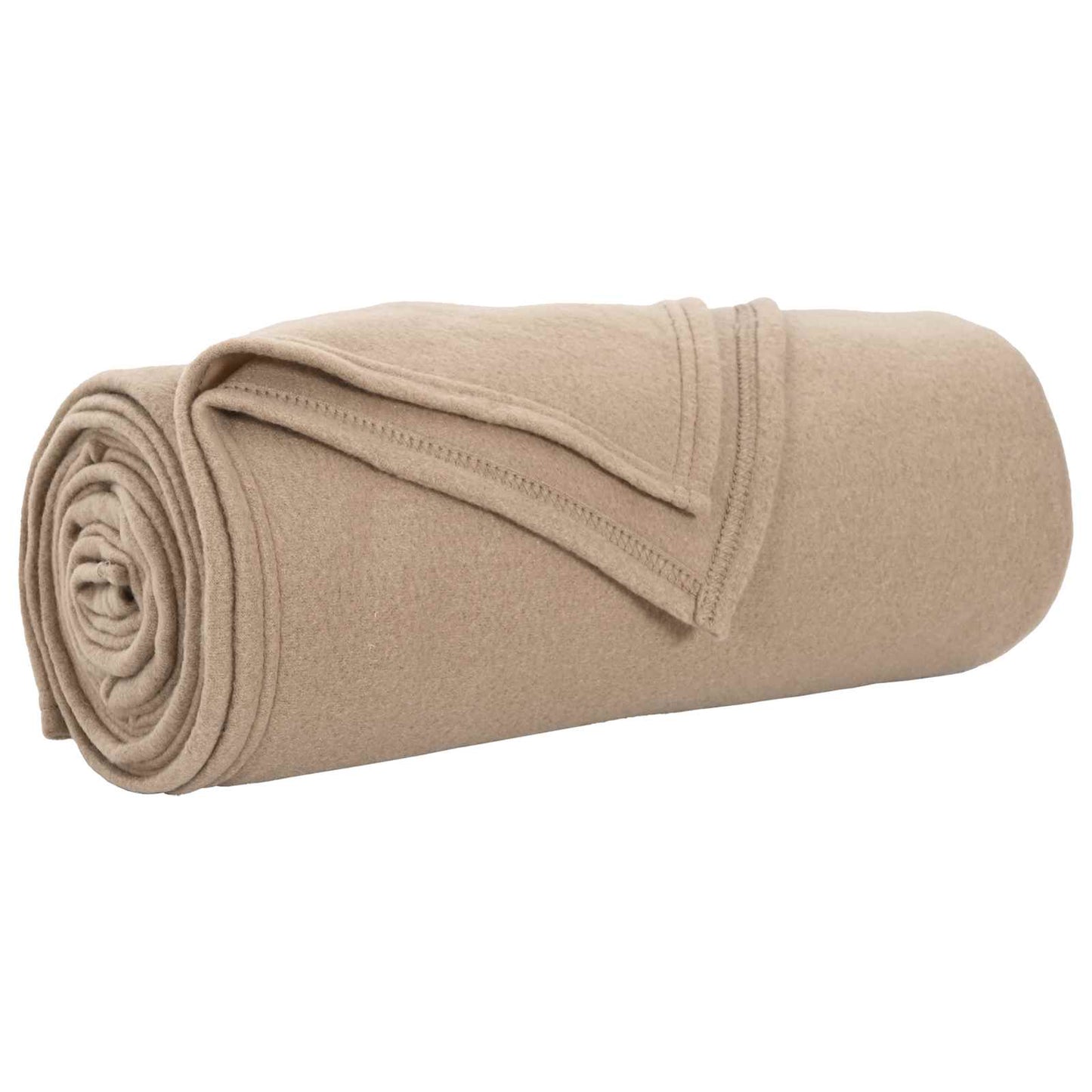 Überwurfdecke 170 X 130 Cm Fleece Kamel