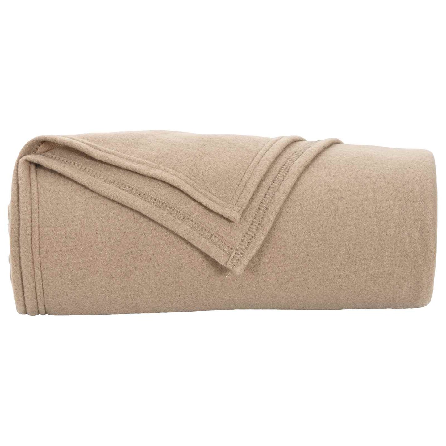 Überwurfdecke 170 X 130 Cm Fleece Kamel