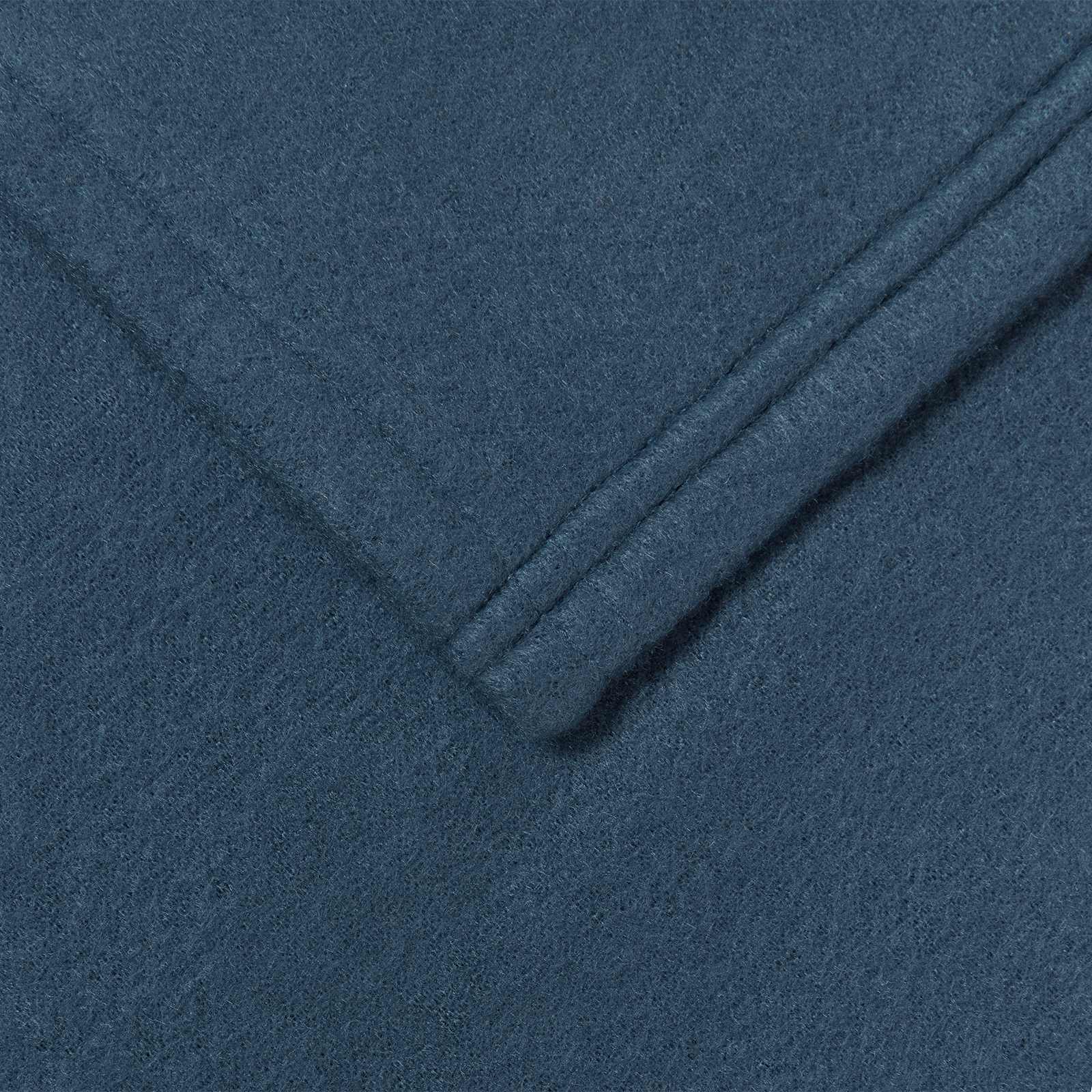 Überwurfdecke 170 X 130 Cm Fleece Marineblau