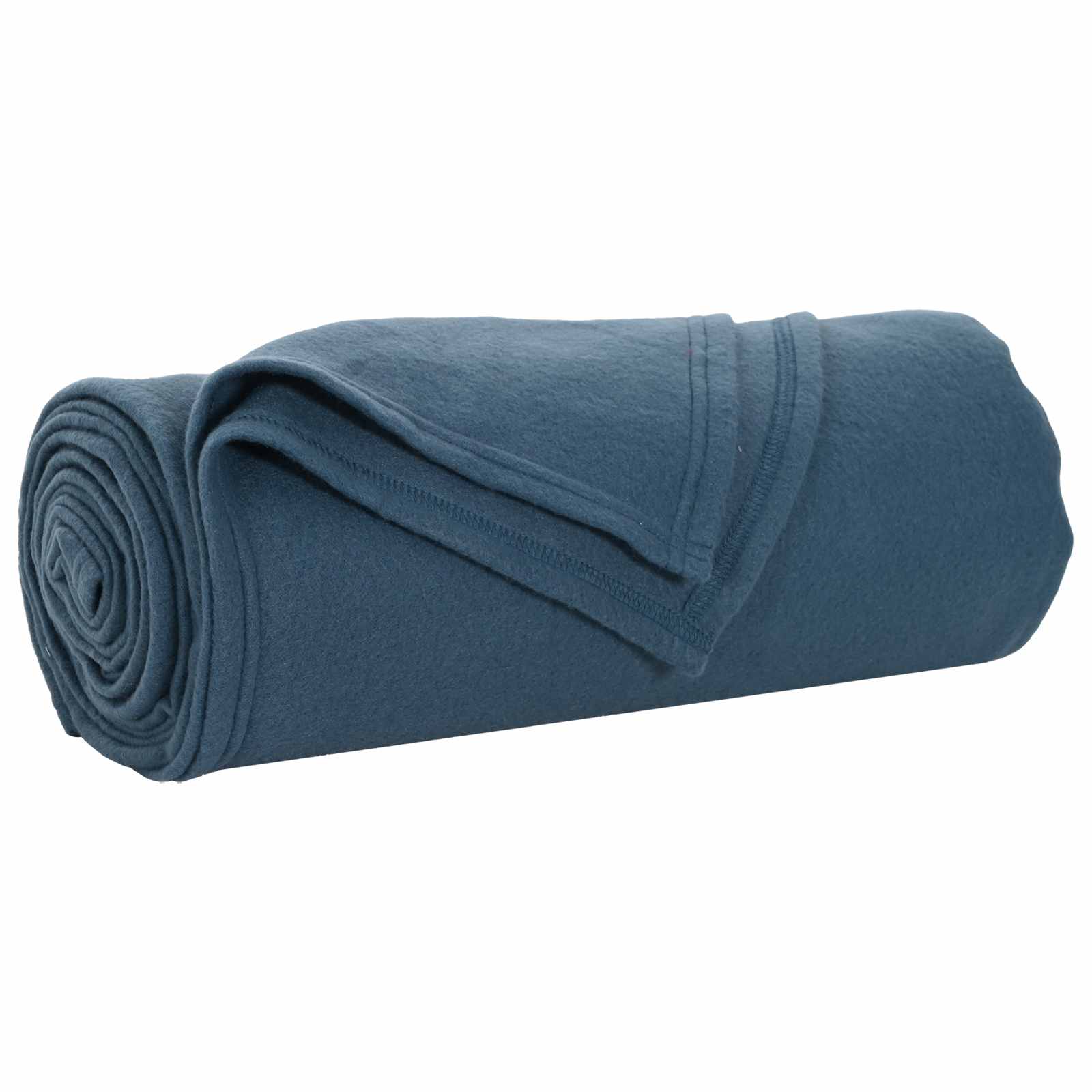 Überwurfdecke 170 X 130 Cm Fleece Marineblau