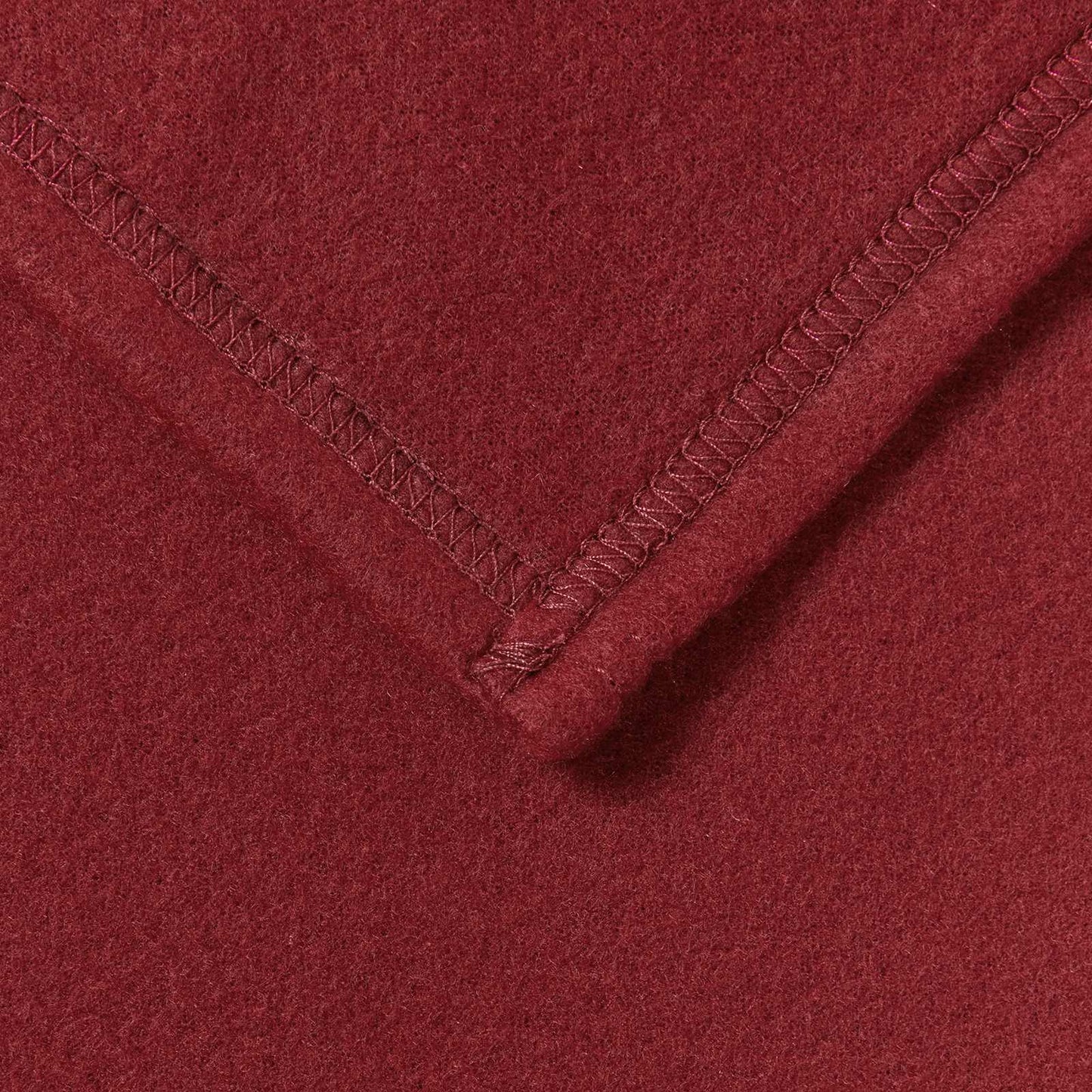 Überwurfdecke 200 X 150 Cm Fleece Bordeauxrot