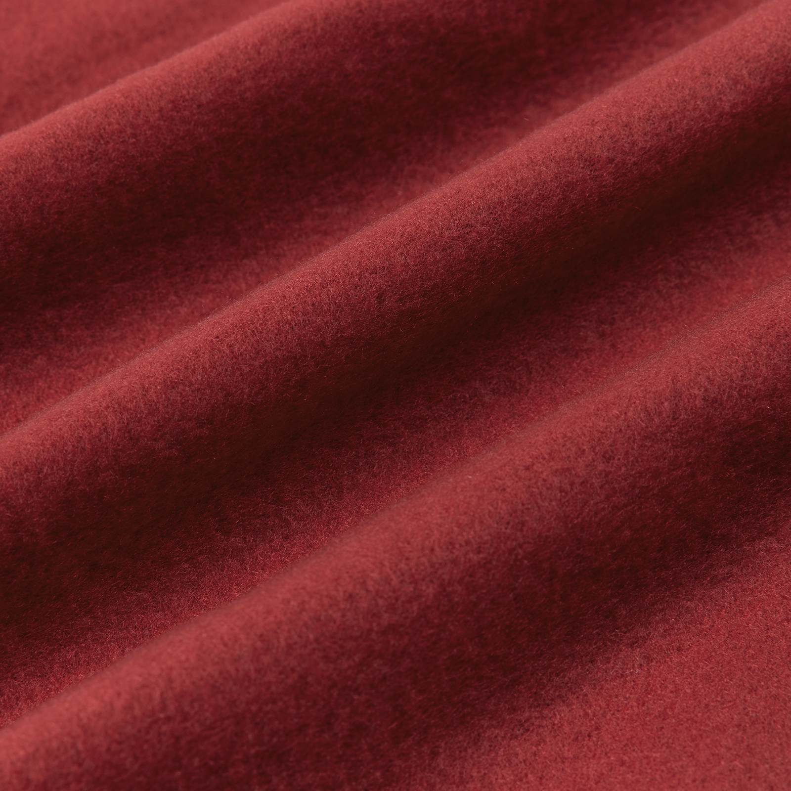 Überwurfdecke 200 X 150 Cm Fleece Bordeauxrot