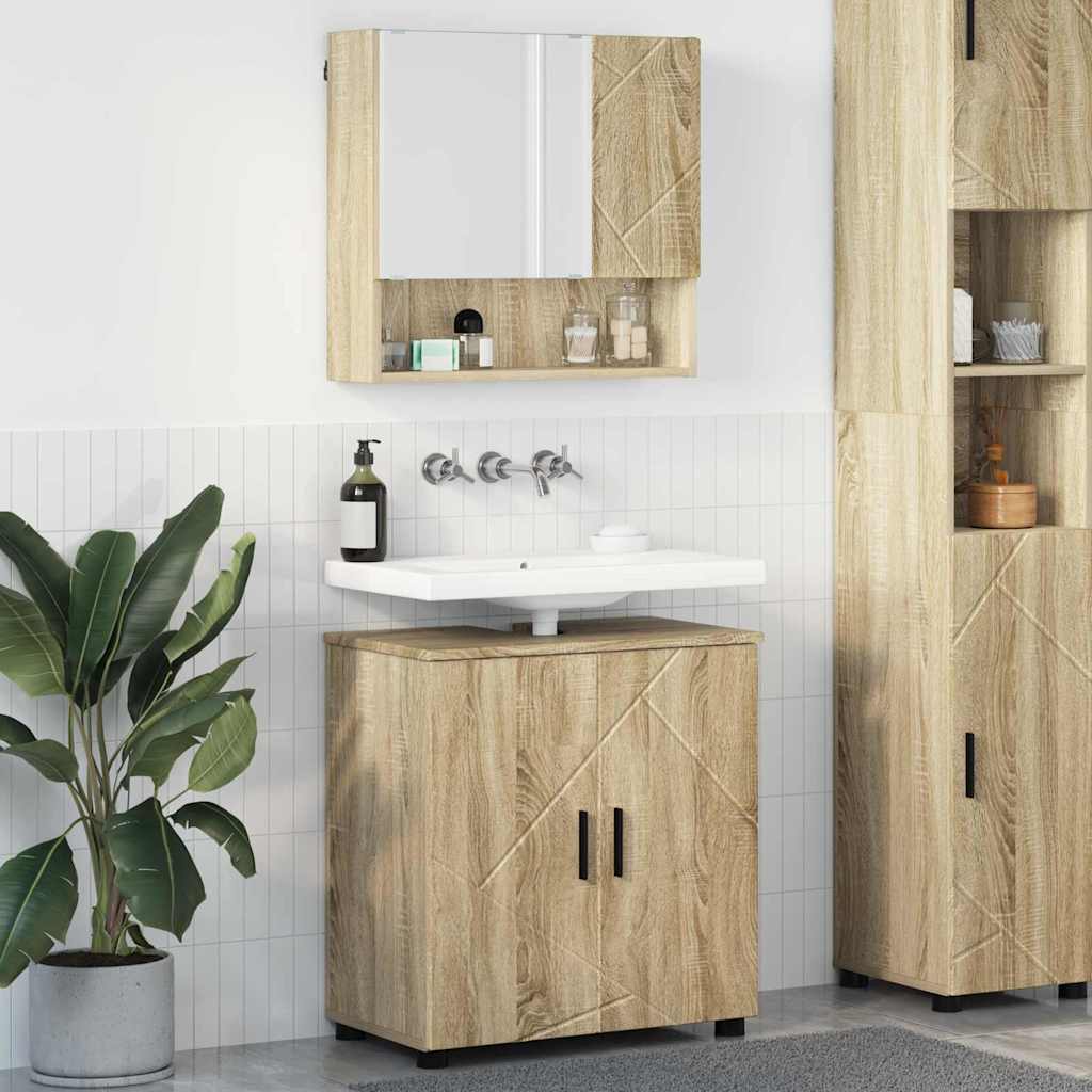 Badezimmermöbel-Set 2 Stk. 61 X 35 X 64 Cm