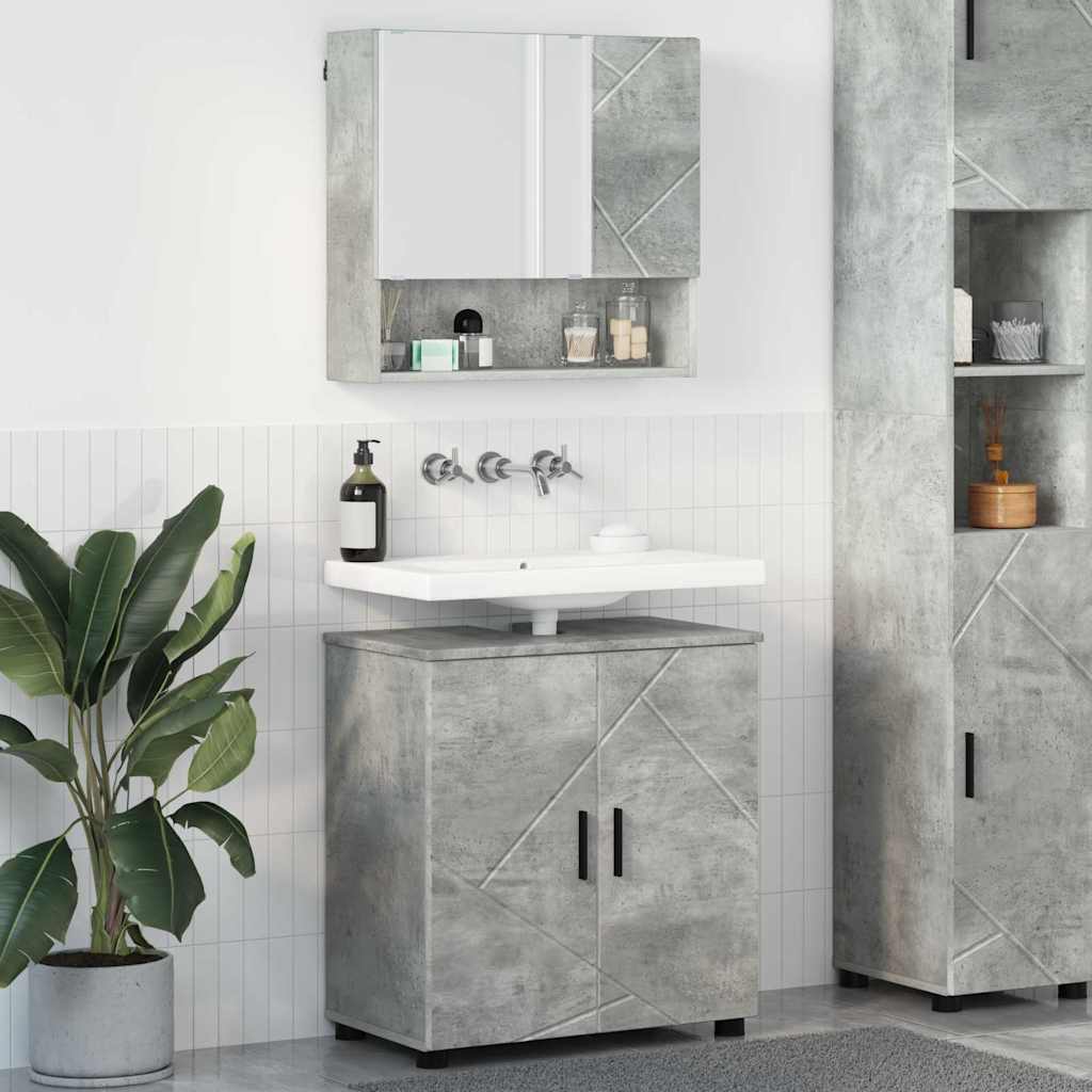 Badezimmermöbel-Set 2 Stk. 61 X 35 X 64 Cm