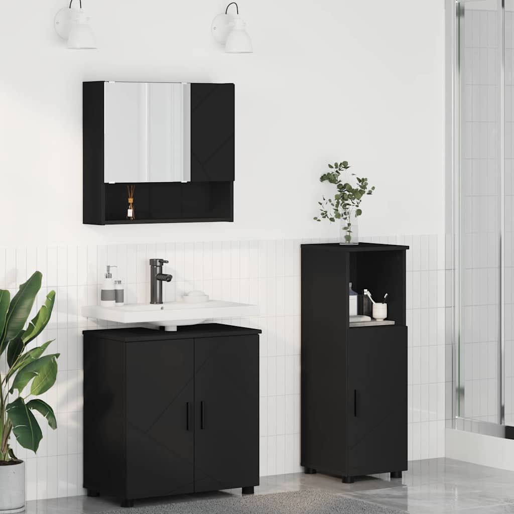 Badezimmermöbel-Set 3 Stk. 61 X 35 X 64 Cm