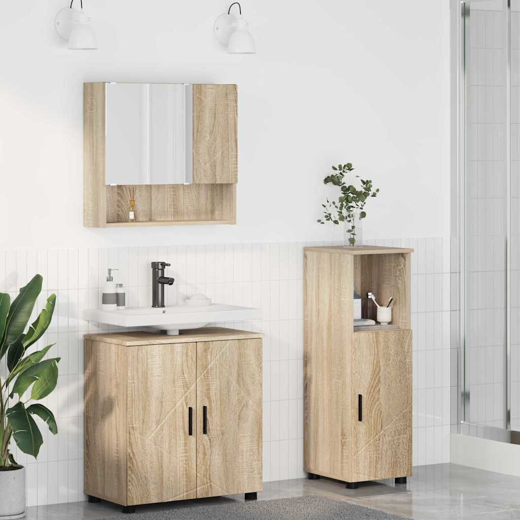 Badezimmermöbel-Set 3 Stk. 61 X 35 X 64 Cm