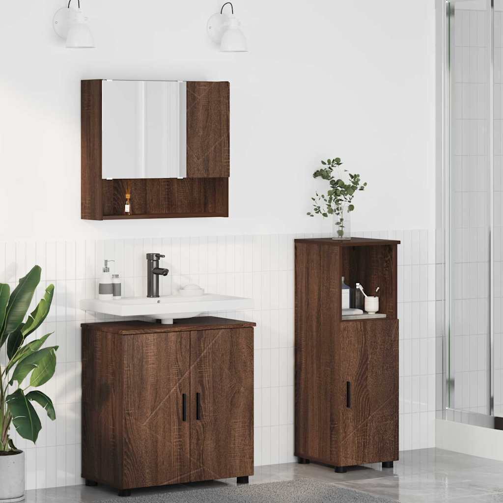 Badezimmermöbel-Set 3 Stk. 61 X 35 X 64 Cm