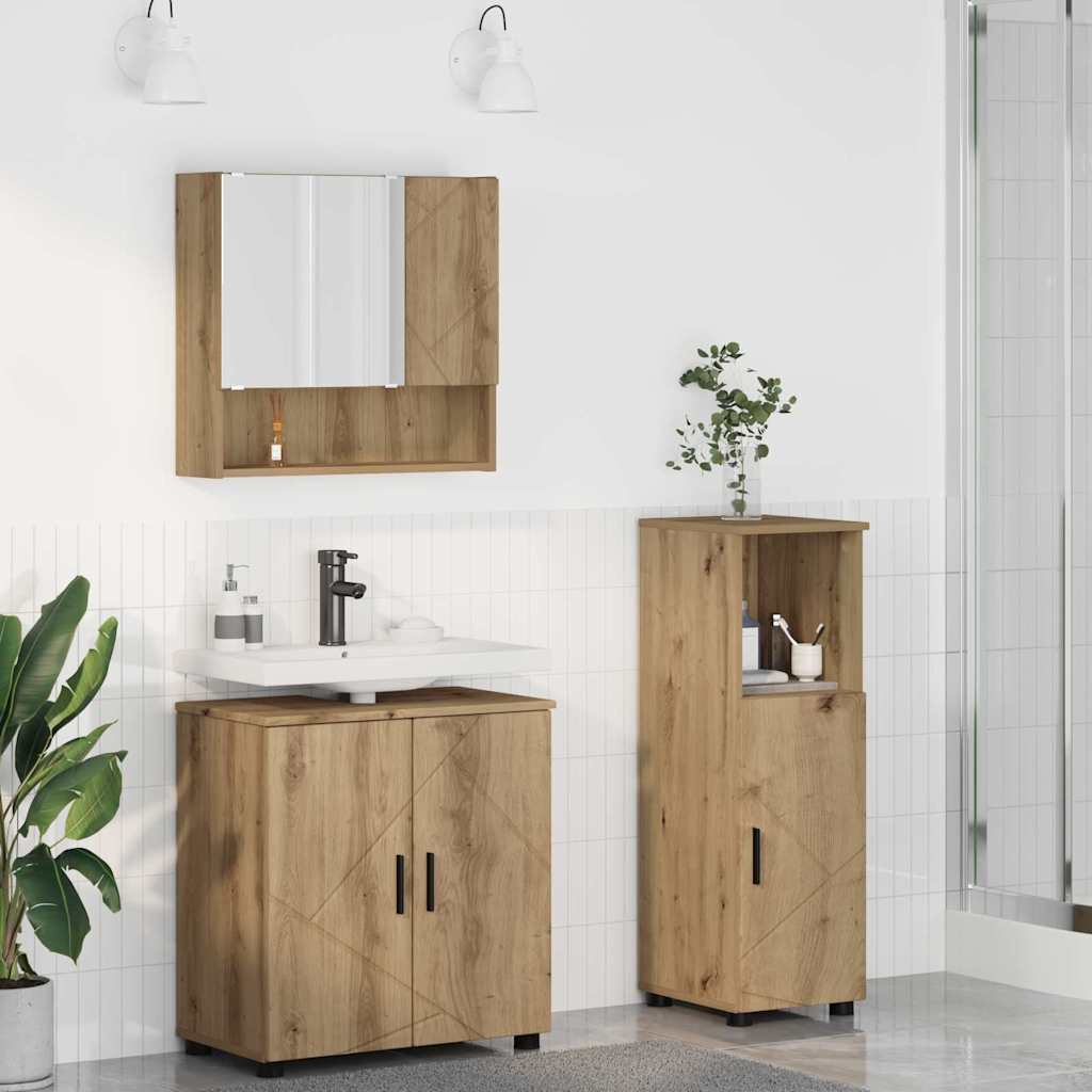 Badezimmermöbel-Set 3 Stk. 61 X 35 X 64 Cm