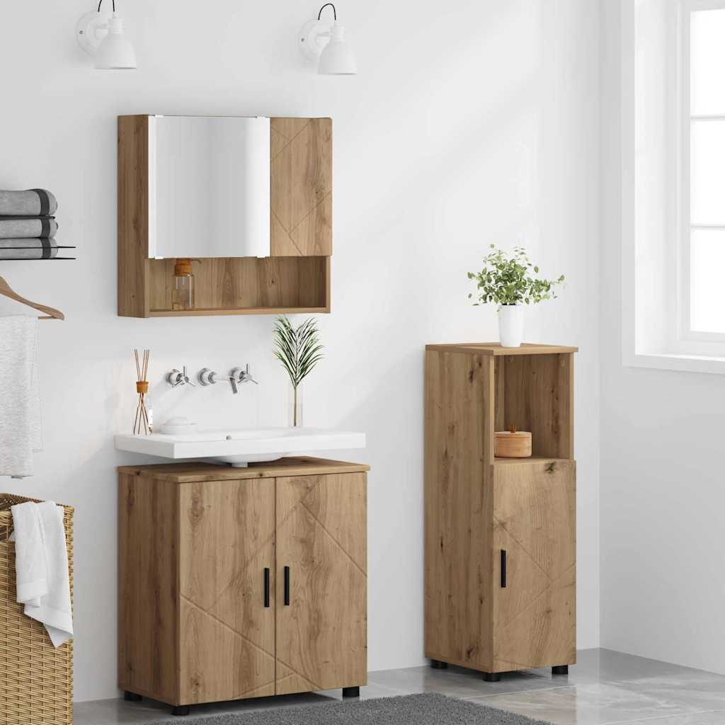 Badezimmermöbel-Set 3 Stk. 61 X 35 X 64 Cm