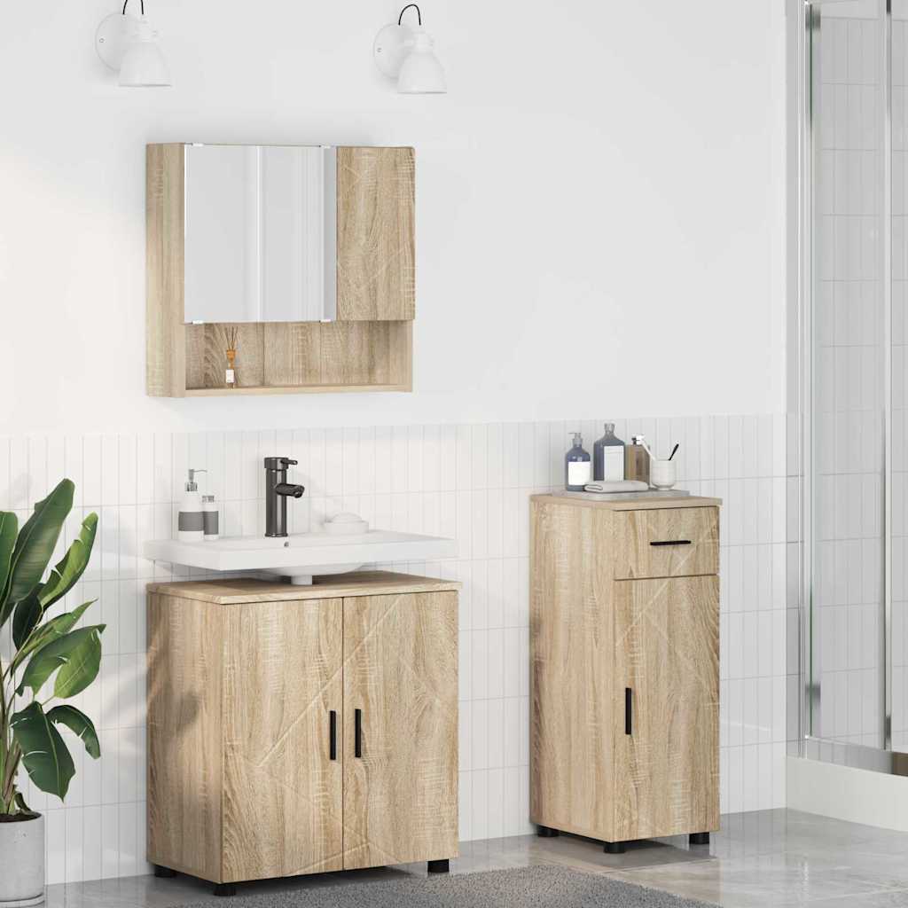 Badezimmermöbel-Set 3 Stk. 61 X 35 X 64 Cm