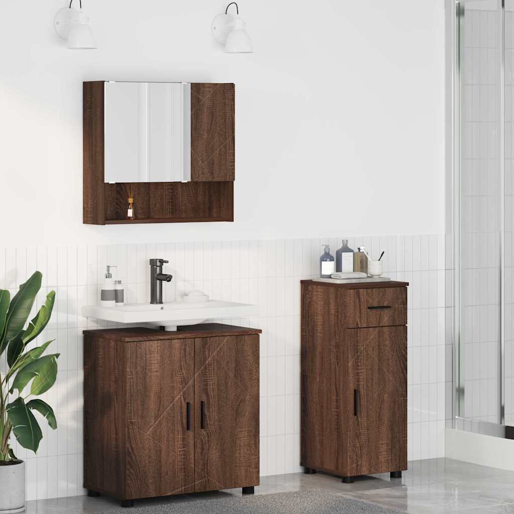 Badezimmermöbel-Set 3 Stk. 61 X 35 X 64 Cm