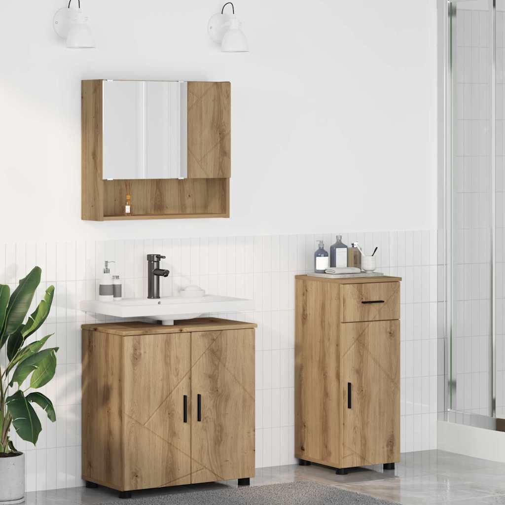 Badezimmermöbel-Set 3 Stk. 61 X 35 X 64 Cm