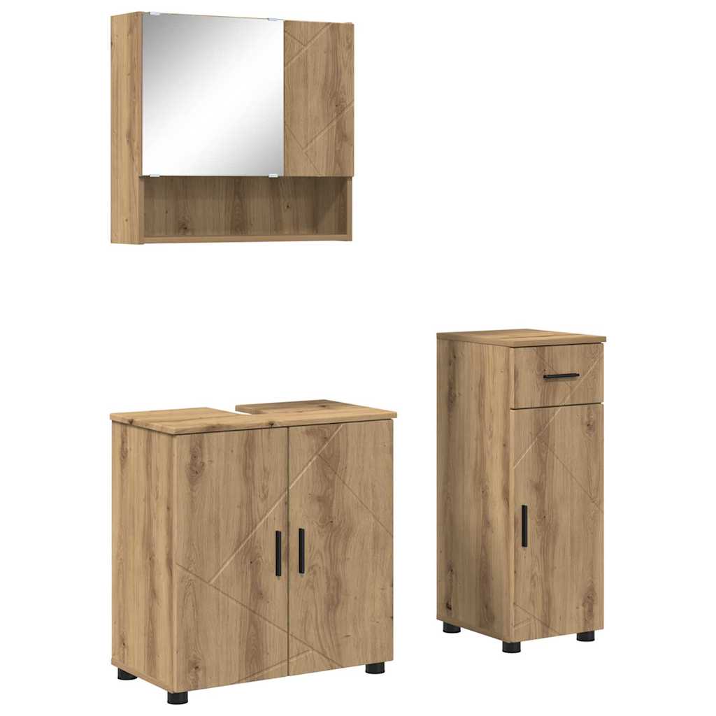 Badezimmermöbel-Set 3 Stk. 61 X 35 X 64 Cm