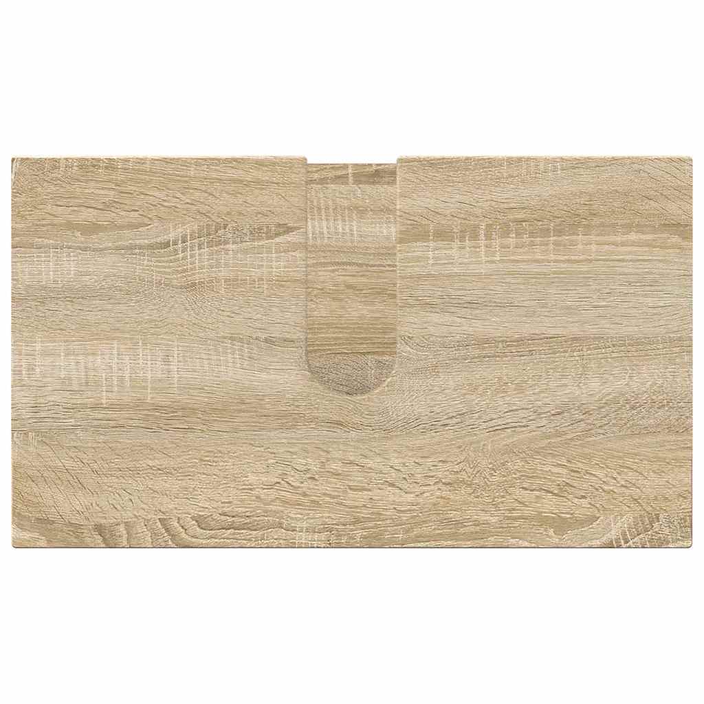Badezimmermöbel-Set 4 Pcs Holzwerkstoff & Metall