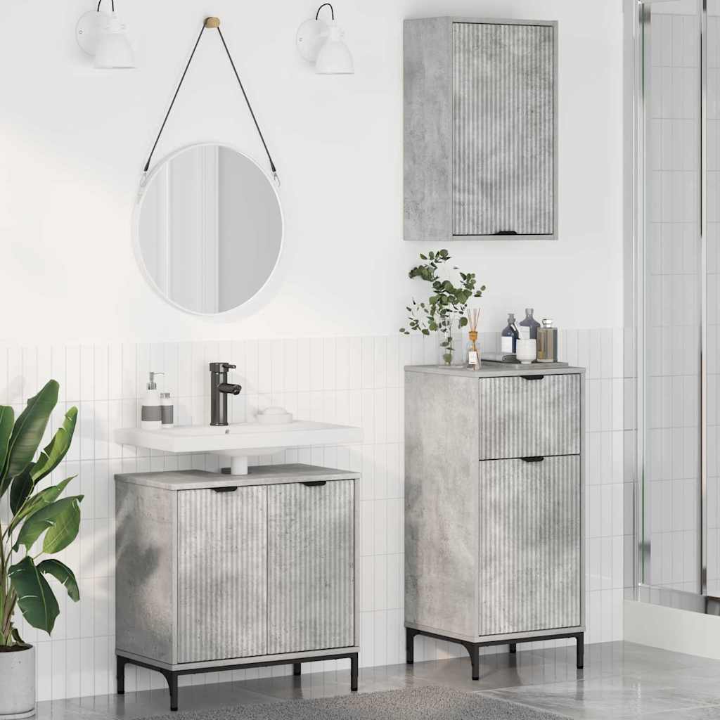 Badezimmermöbel-Set 3 Stk. 39,5 X 36 X 88 Cm
