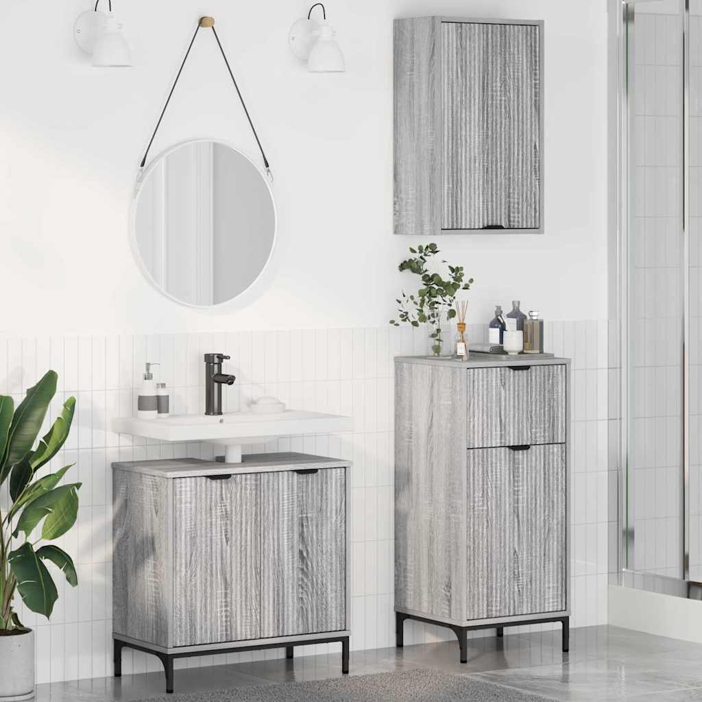 Badezimmermöbel-Set 3 Stk. 39,5 X 36 X 88 Cm