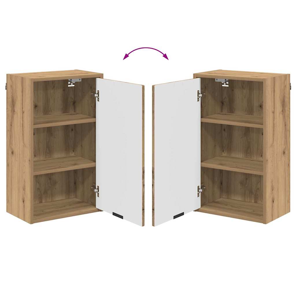 Badezimmermöbel-Set 4 Stk. Holzwerkstoff, Metall