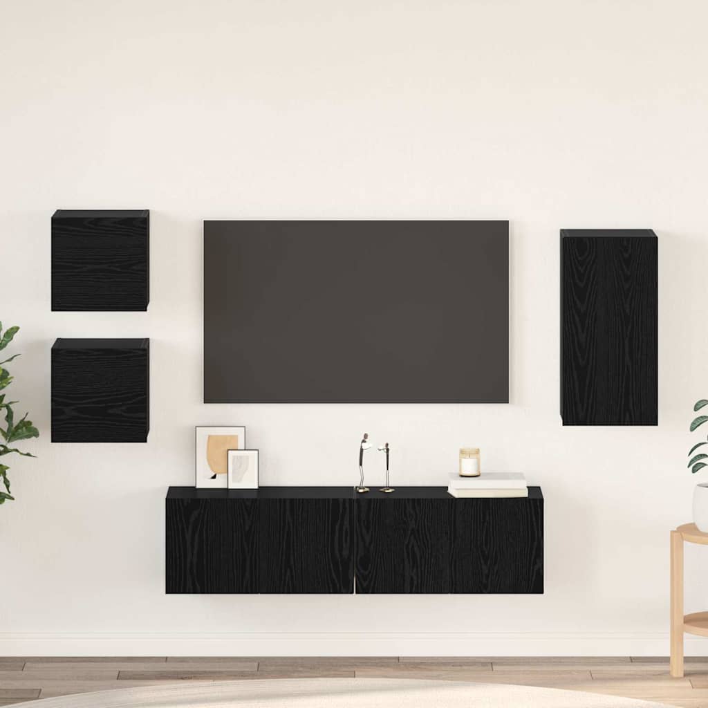 5-Tlg. Tv-Schrank-Set Holzwerkstoff