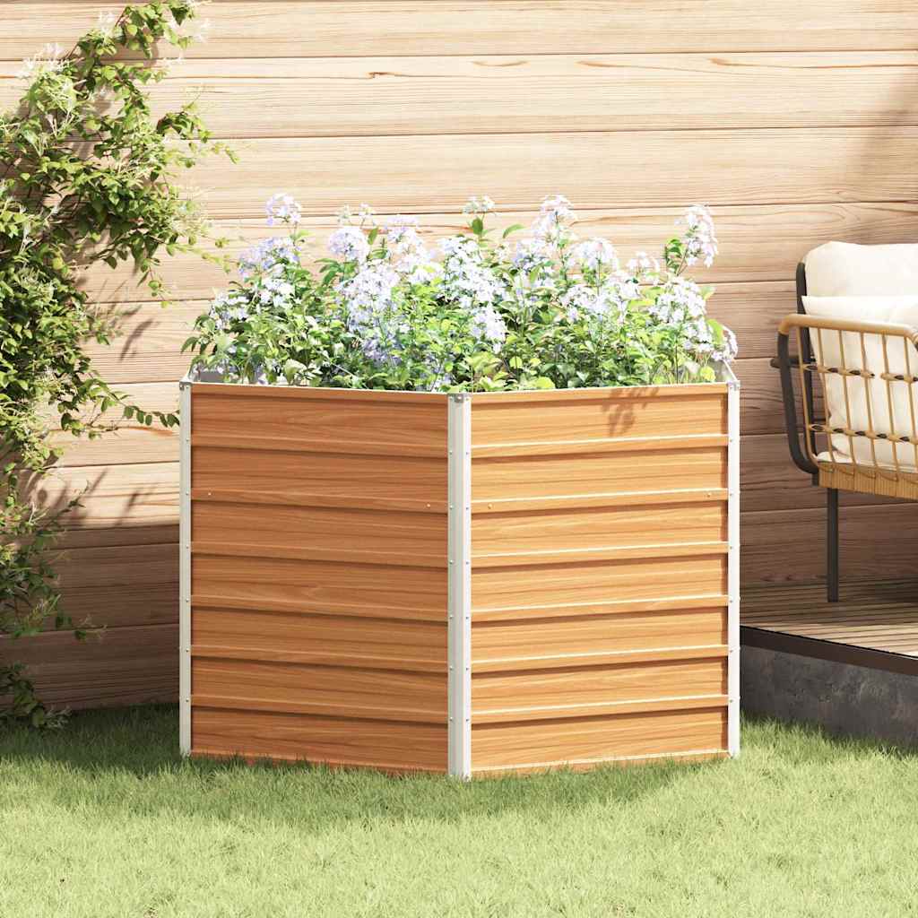 Hochbeet Im Garten Verzinkter Stahl